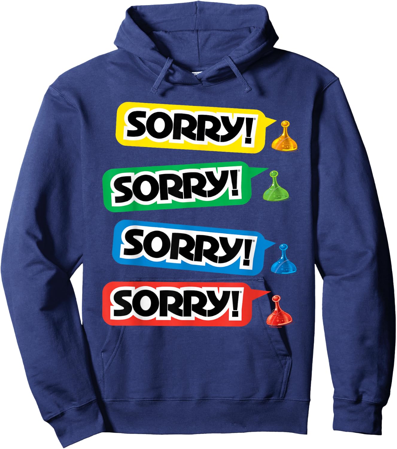 Sorry Sorry! Sorry! Sorry! Hoodie - Hoodie | Navy