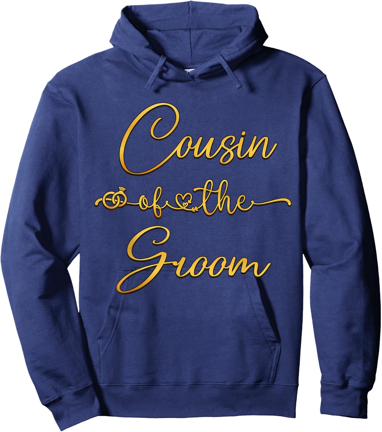 Cousin Of The Groom Wedding Party Idea Hoodie - Hoodie | Navy