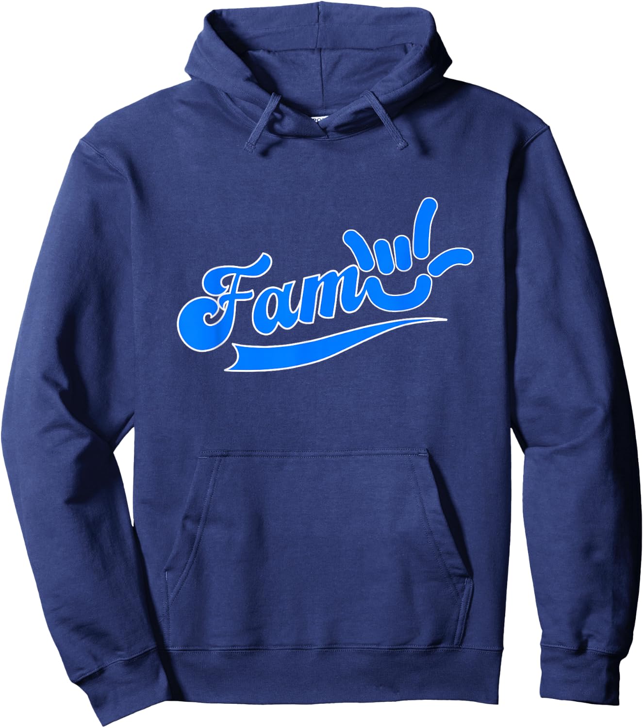 FamILY - I Love You ASL ILY Hoodie - Hoodie | Navy