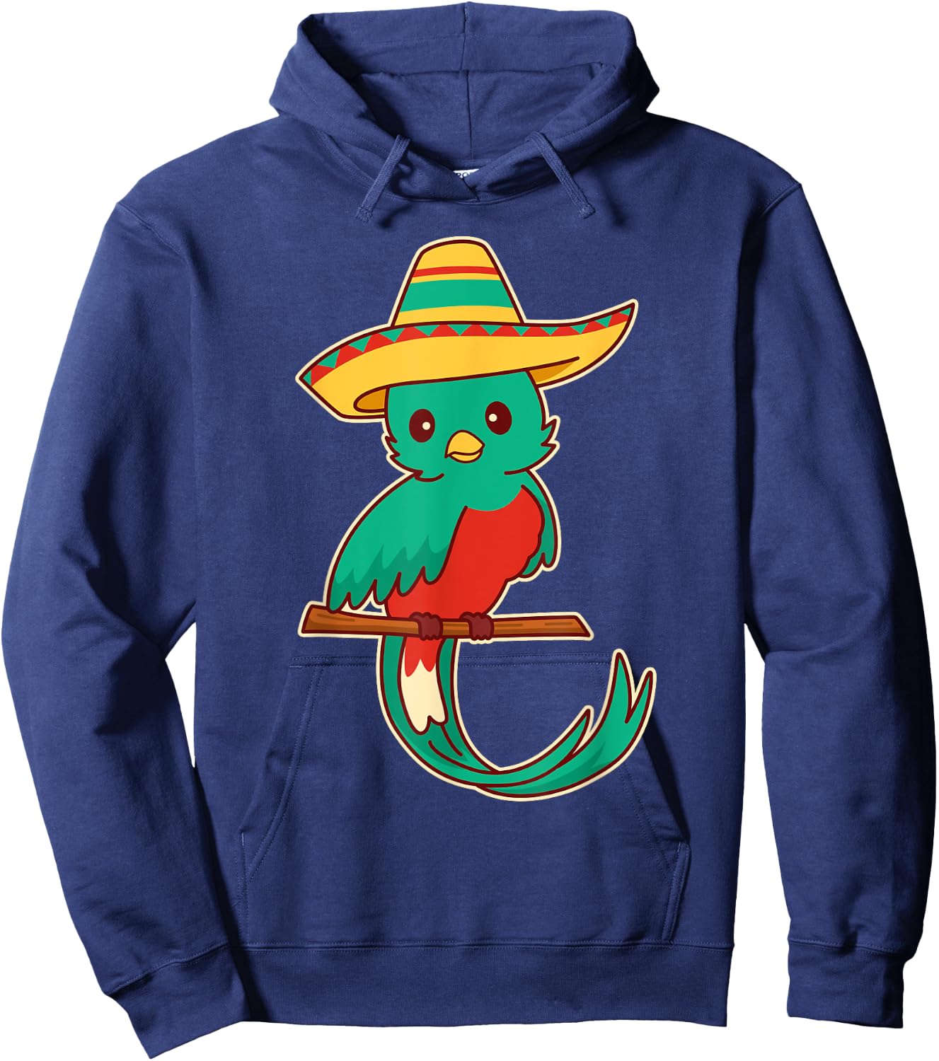 Guatemala Quetzal Bird With Sombrero - Quetzals Hoodie - Hoodie | Navy
