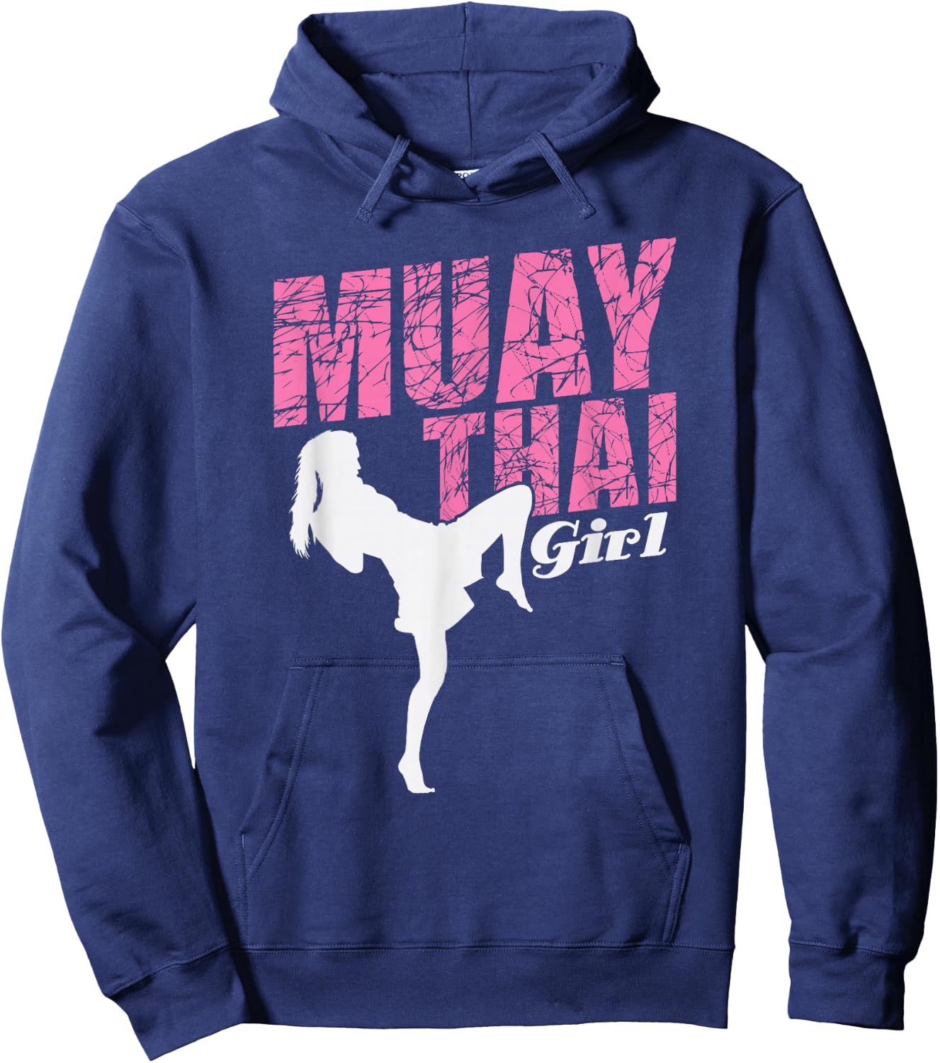 Muay Thai Girl Hoodie - Hoodie | Navy