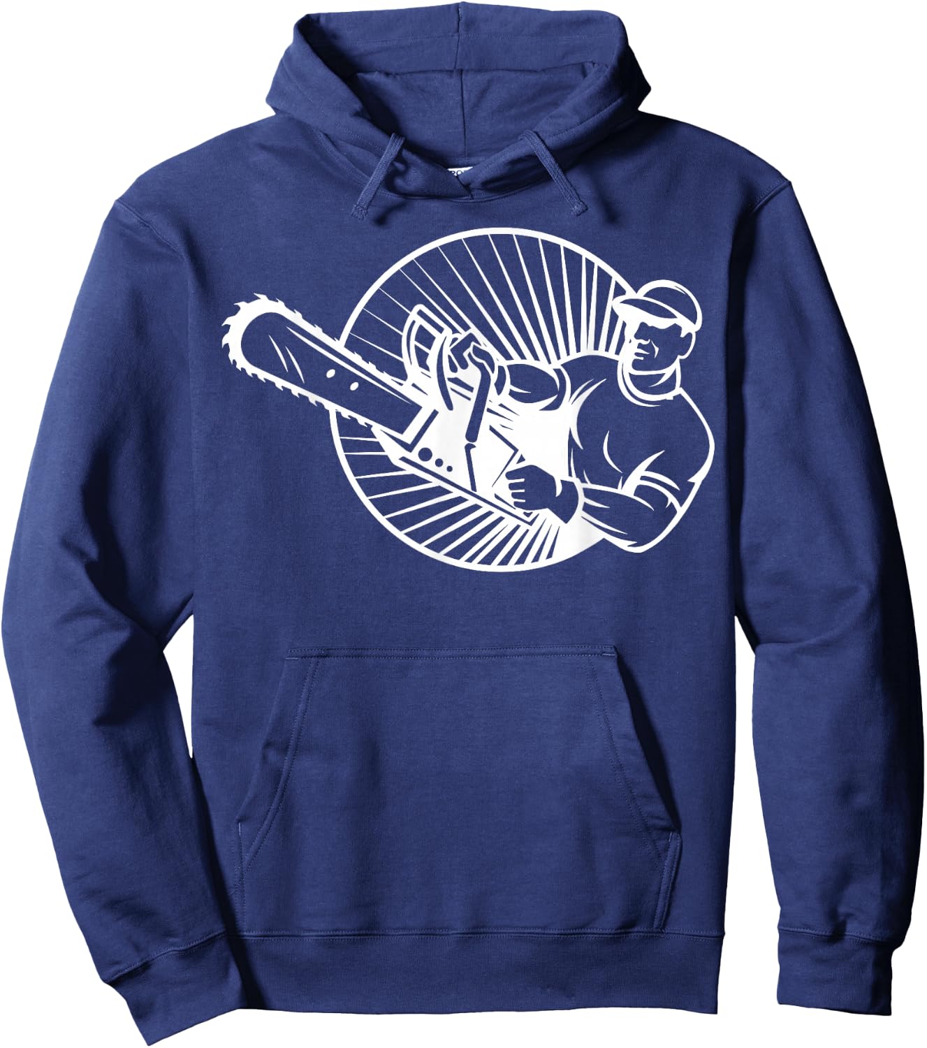 Arborist Chainsaw Tree Surgeon Arboriculturist Hoodie - Hoodie | Navy