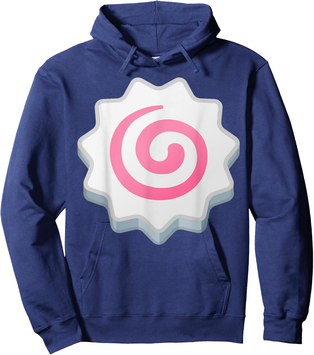 Narutomaki Japanese Fish cake with Swirl Hoodie - Hoodie | Navy
