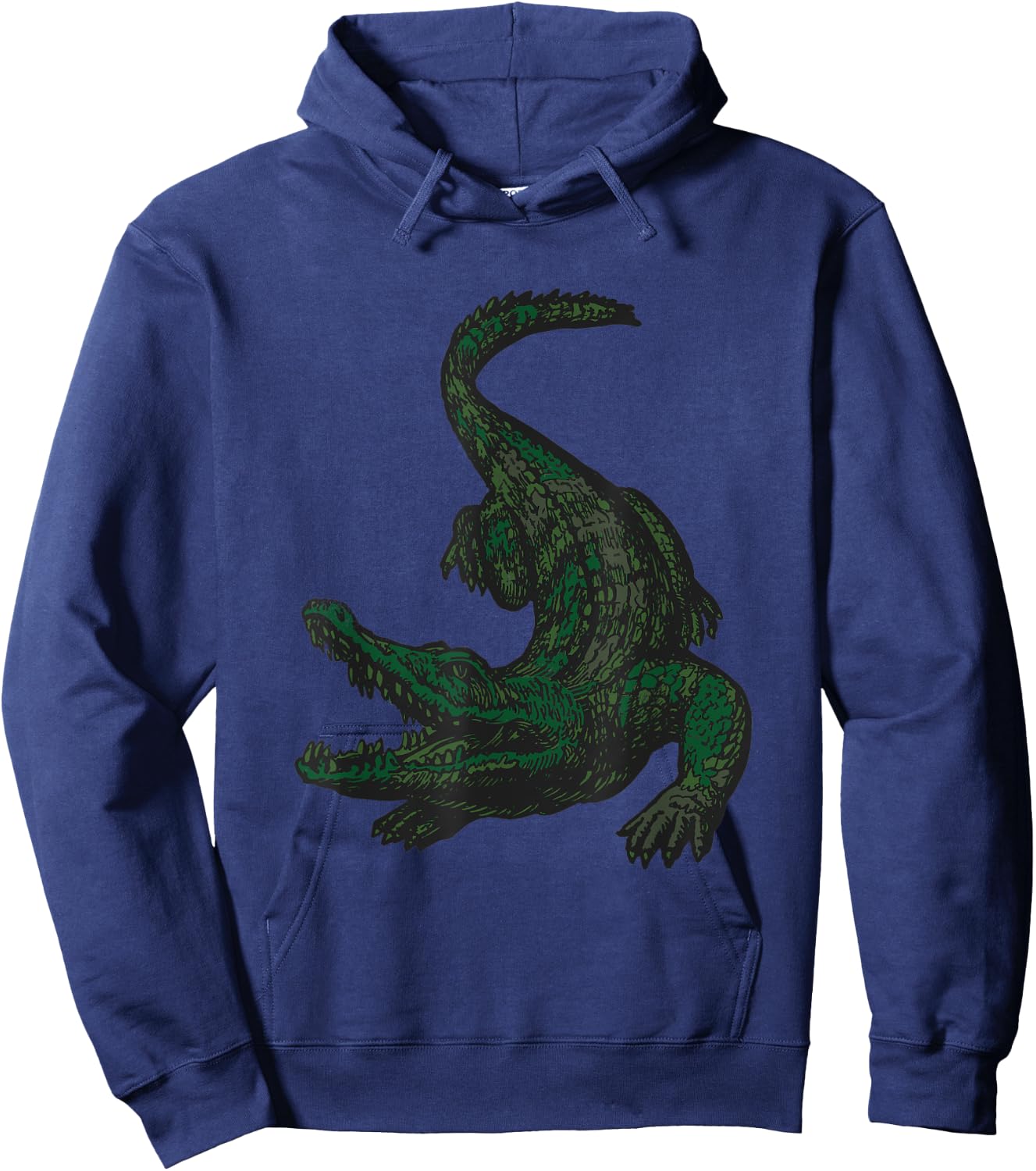 Military Alligator Camo Crocodile Veteran Hoodie - Hoodie | Navy