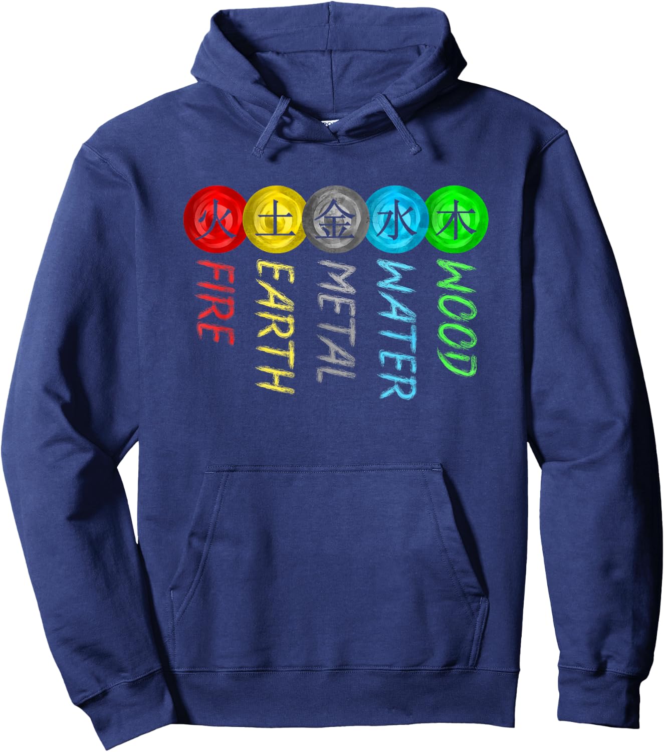 5 Elements - Qigong Tradition Hoodie - Hoodie | Navy