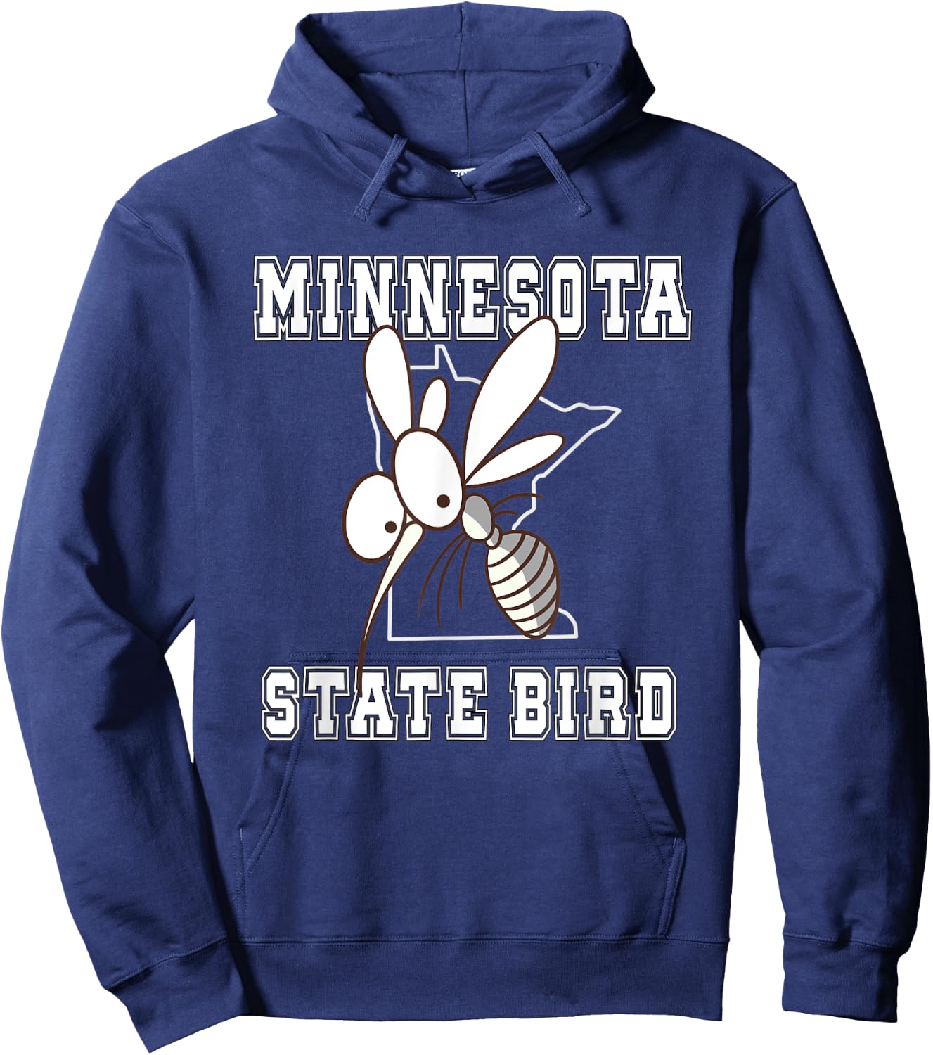 Minnesota State Bird Mosquitoes Hoodie - Hoodie | Navy