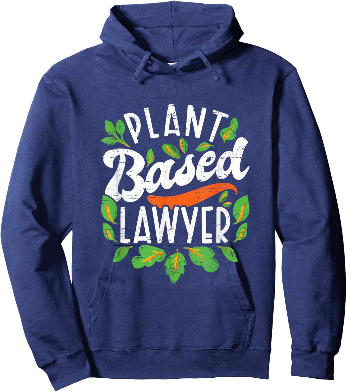 Plant Based Lawyer Vegan Hoodie - Hoodie | Navy