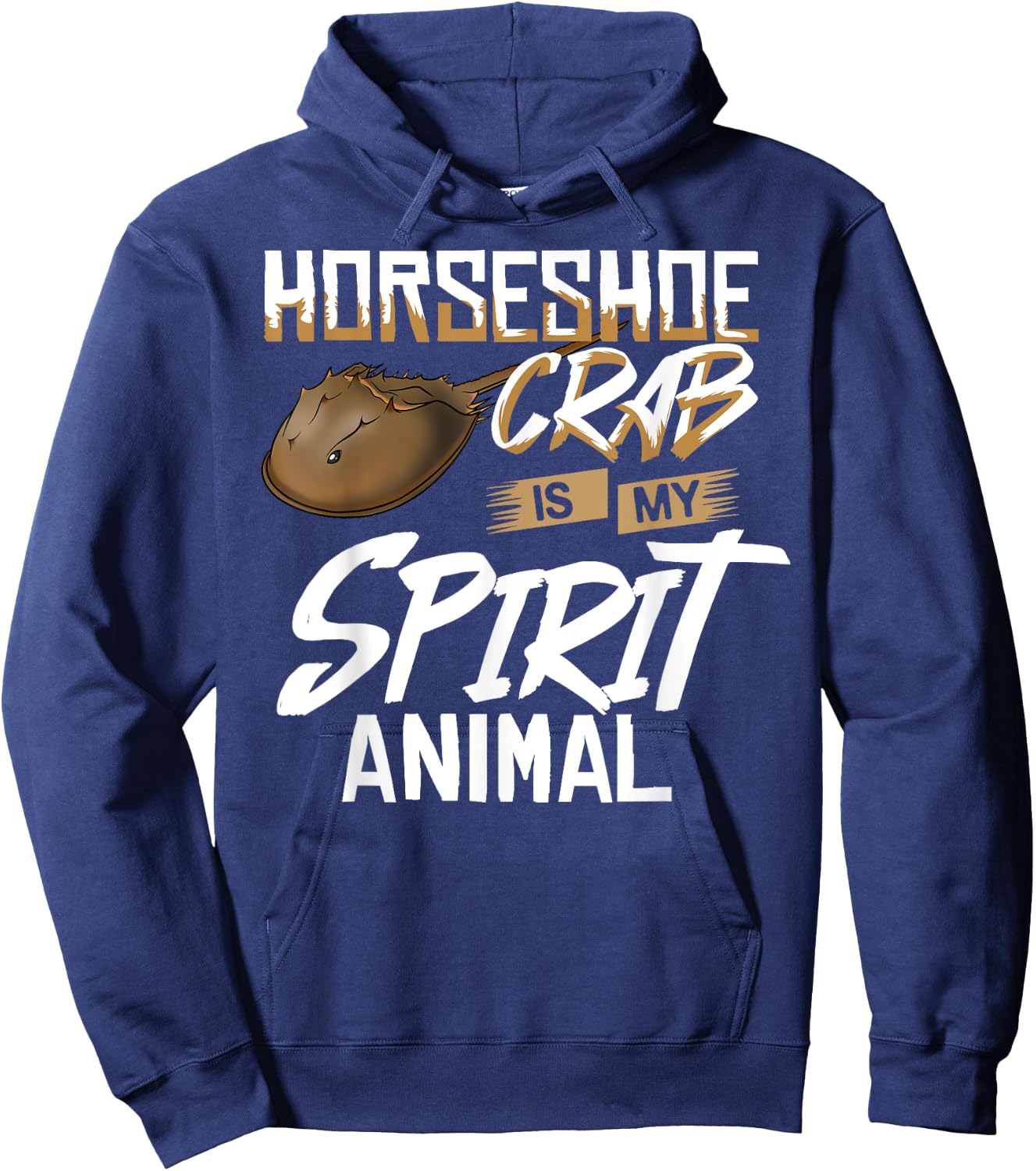 Horseshoe Crab Xiphosura Blood Eggs Fossil Hoodie - Hoodie | Navy