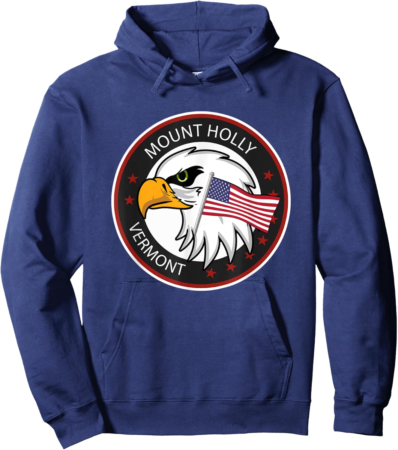 Mount Holly VT Vermont Hoodie - Hoodie | Navy