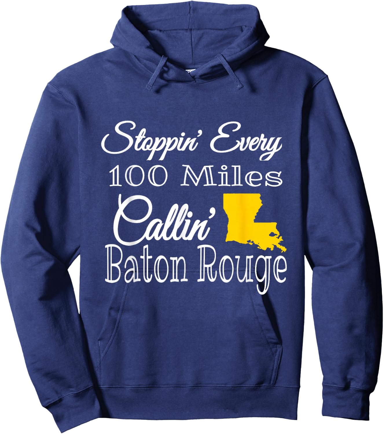 Callin' Baton Rouge Music Concert Hoodie - Hoodie | Navy