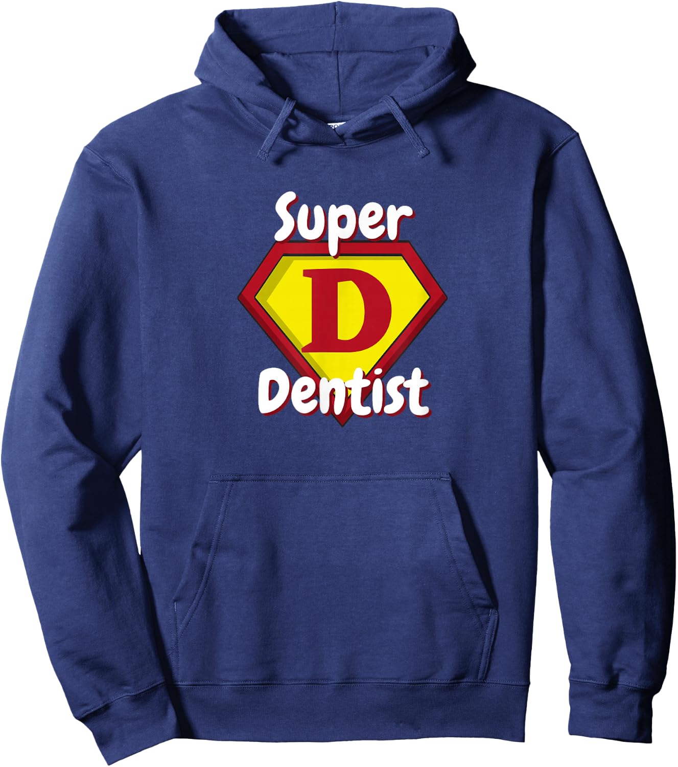 Super Dentist | Teeth Hero Hoodie - Hoodie | Navy