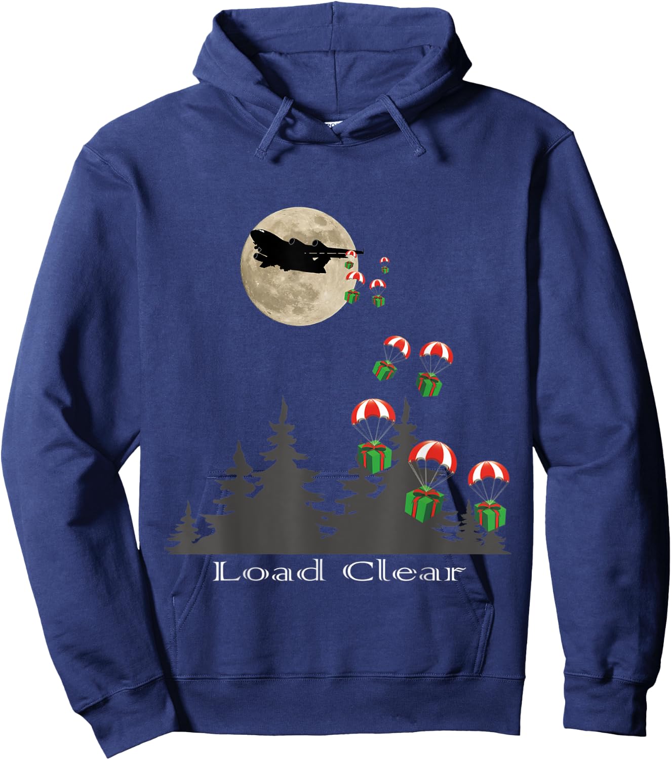 Load Clear, C-17 Airdrop Hoodie - Hoodie | Navy