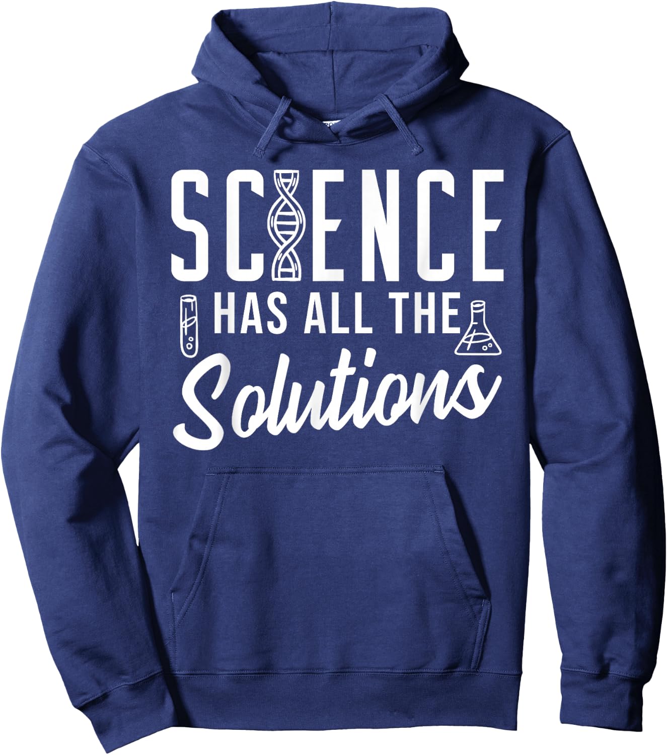 Science Has All The Solutions Hoodie - Hoodie | Navy