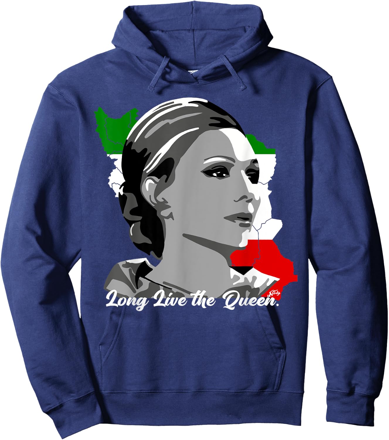 Queen Farah Pahlavi Hoodie - Hoodie | Navy