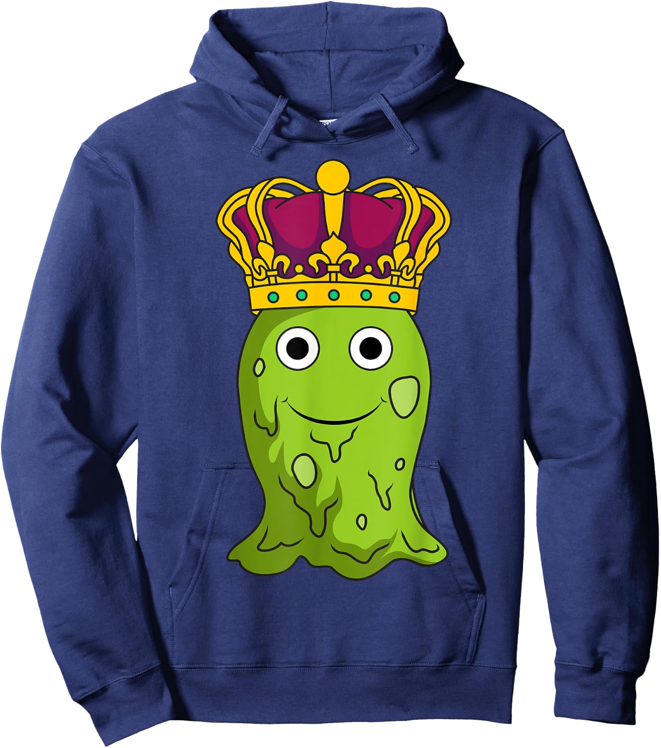 Slime King Crown Cool DIY Lover Hoodie - Hoodie | Navy