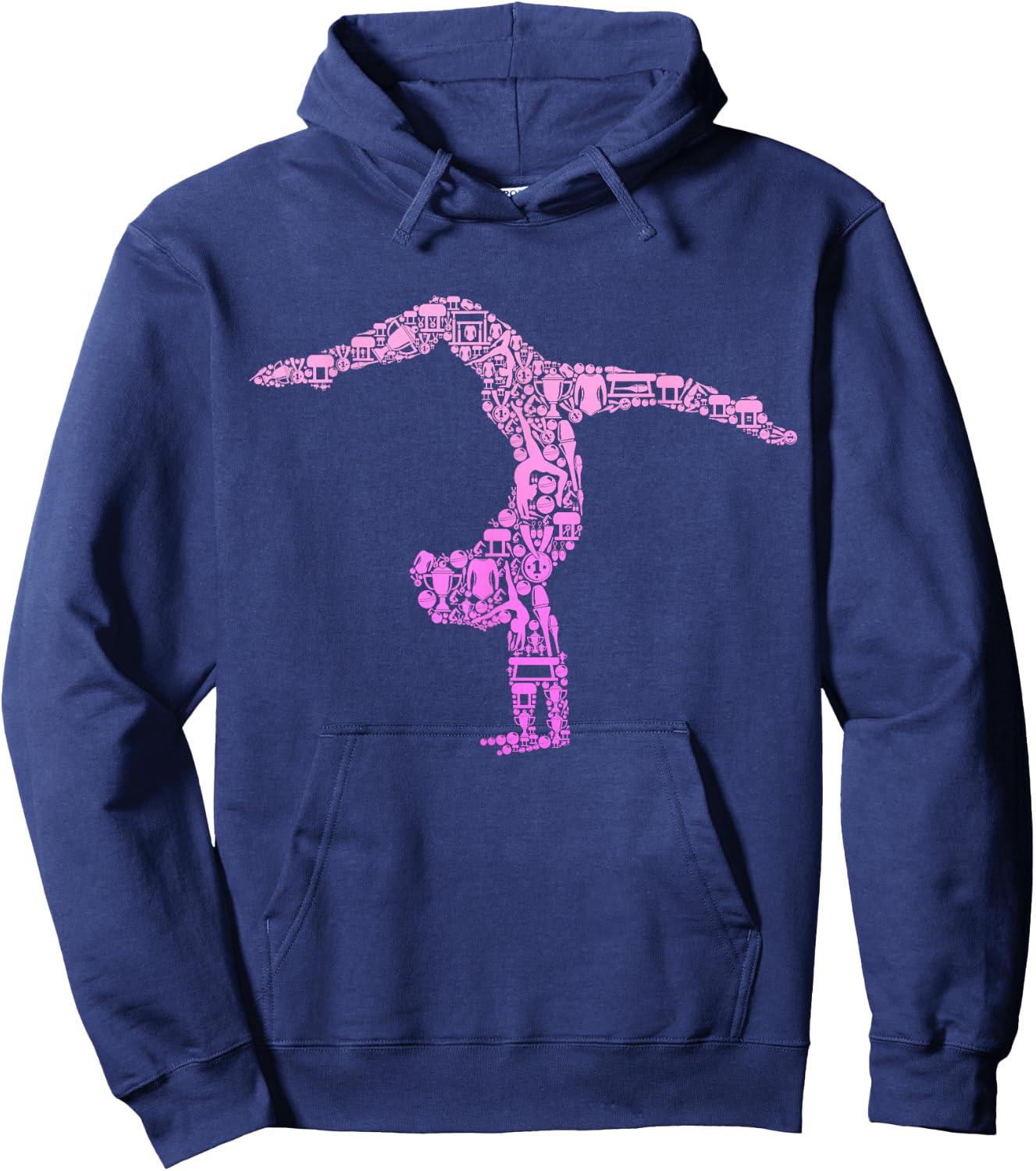 Gymnastics Gymnast Women Girls Kids Hoodie - Hoodie | Navy