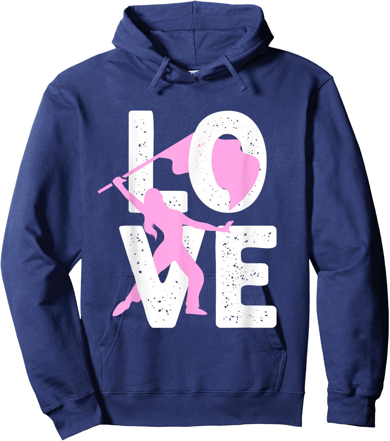 Cool Color Guard Girls Marching Band Flag Sabre Hoodie - Hoodie | Navy