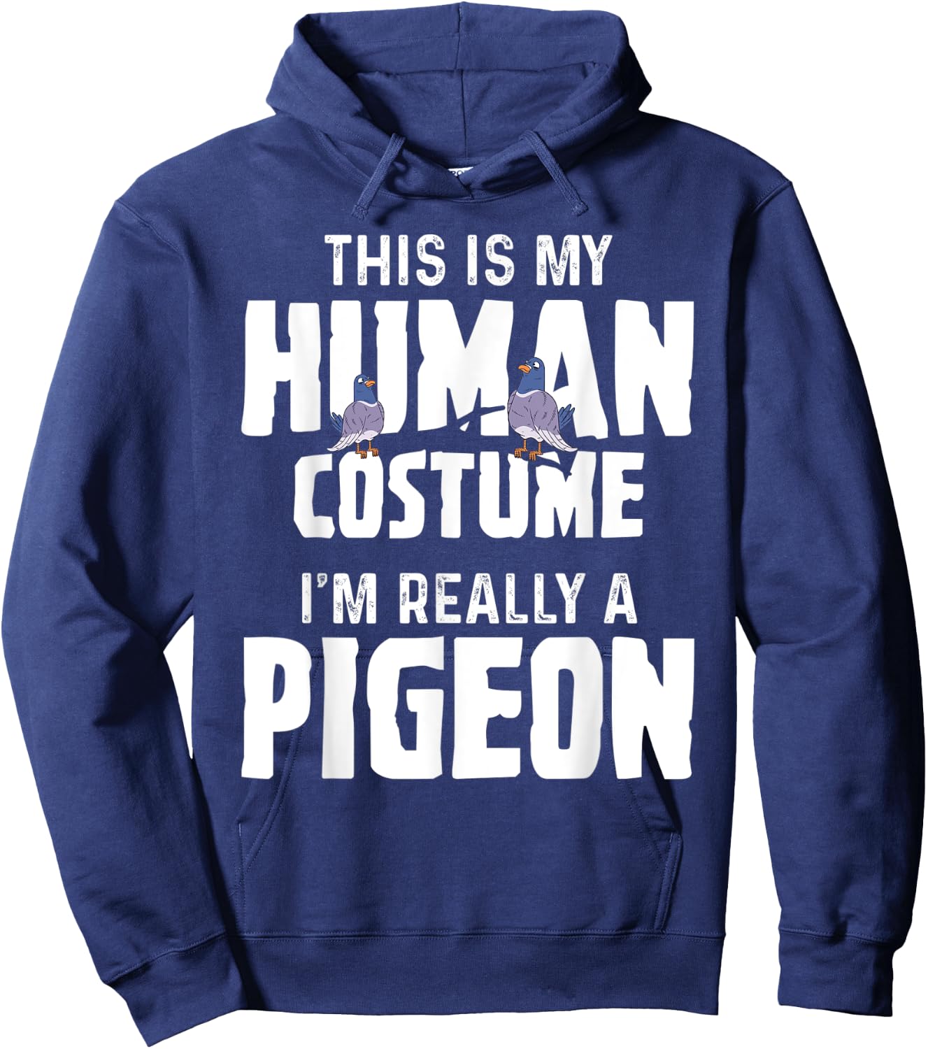 Pigeon - Human Costume Hoodie - Hoodie | Navy