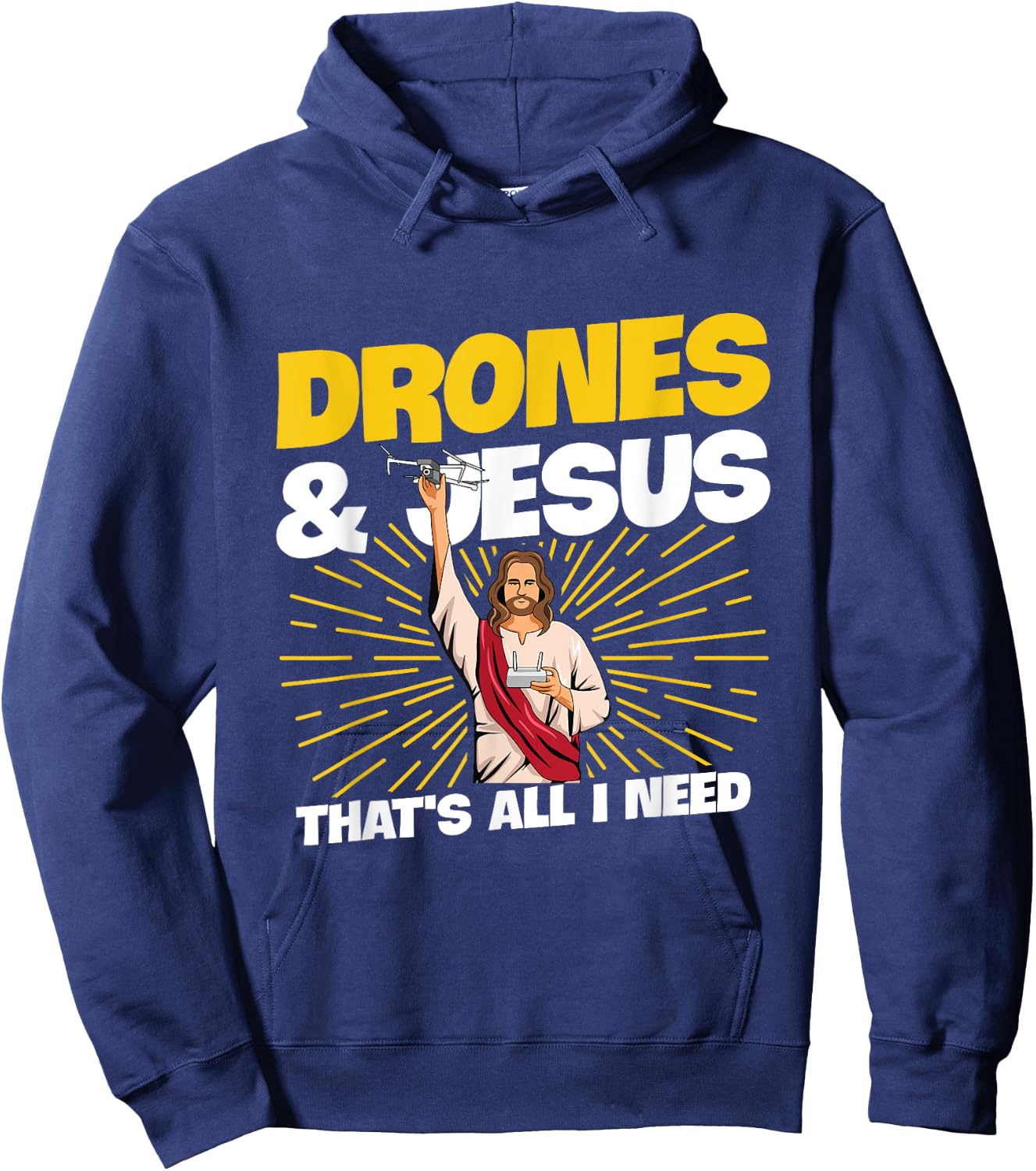 Quadcopter Design for a Drone Pilot Hoodie - Hoodie | Navy