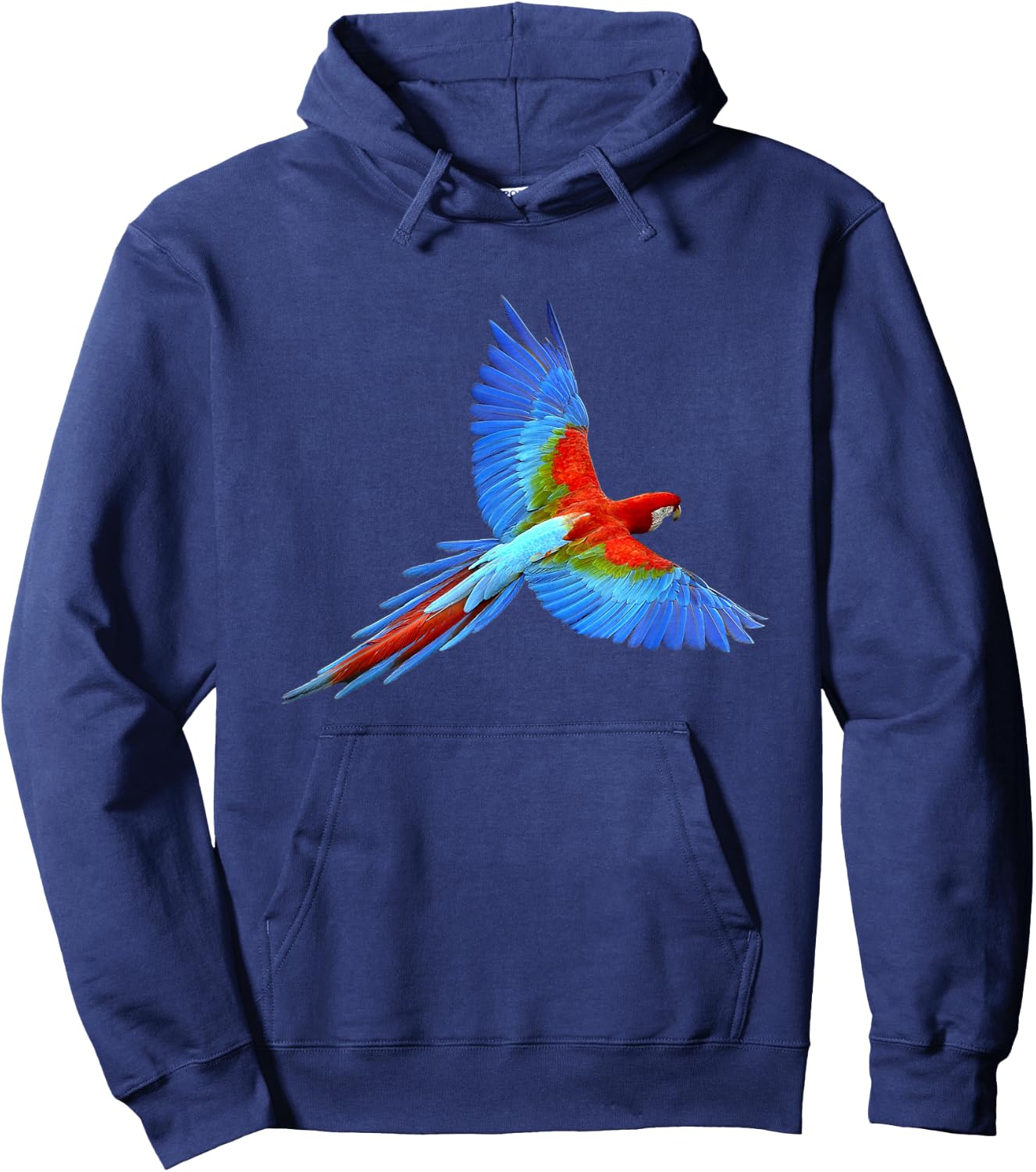 Beautiful Flying Macaw Parrot Hoodie - Hoodie | Navy