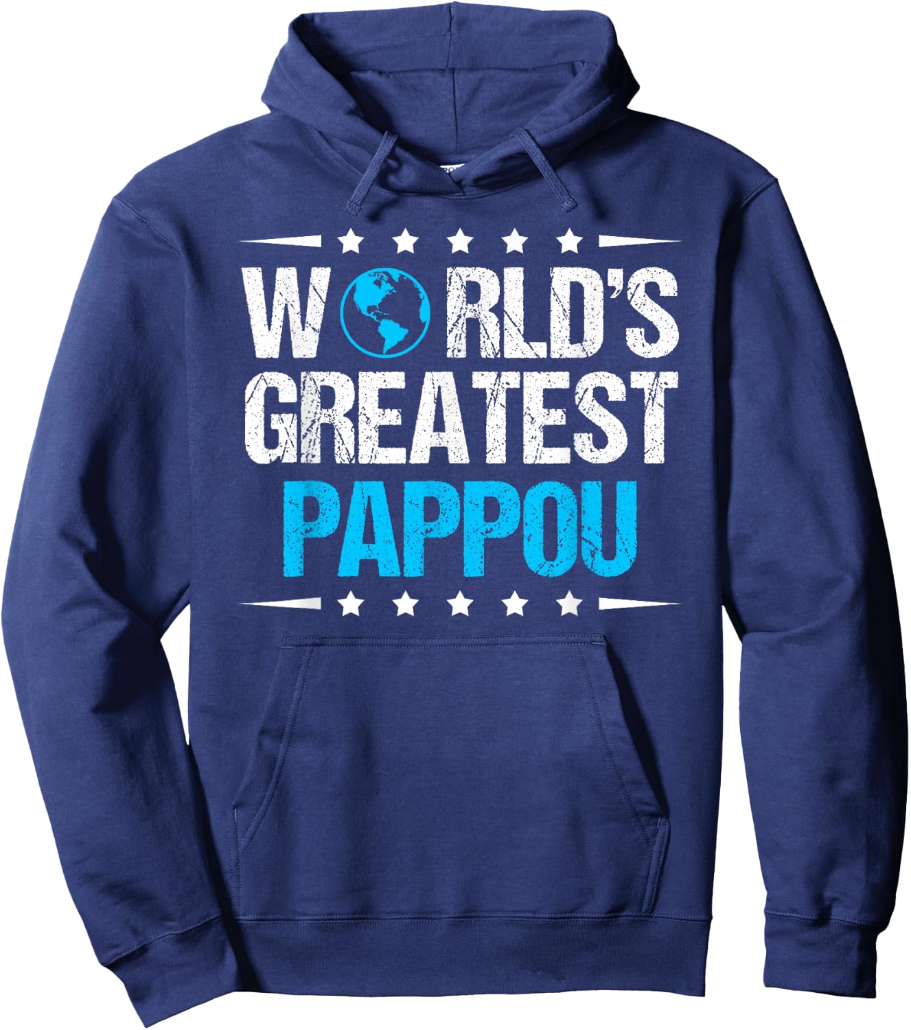 World's Greatest Pappou Hoodie - Hoodie | Navy