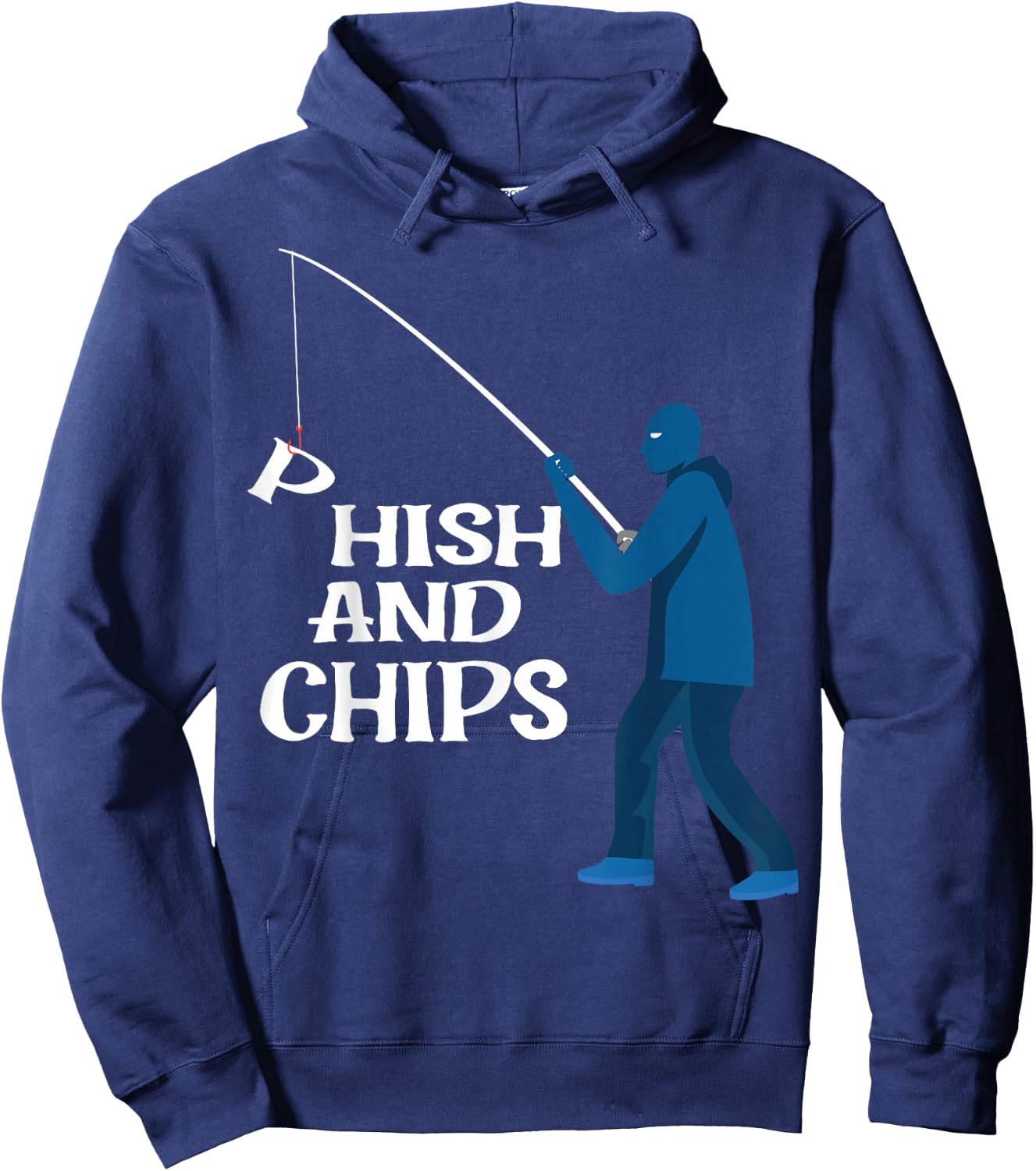 Phish and Chips Hacking Hoodie - Hoodie | Navy