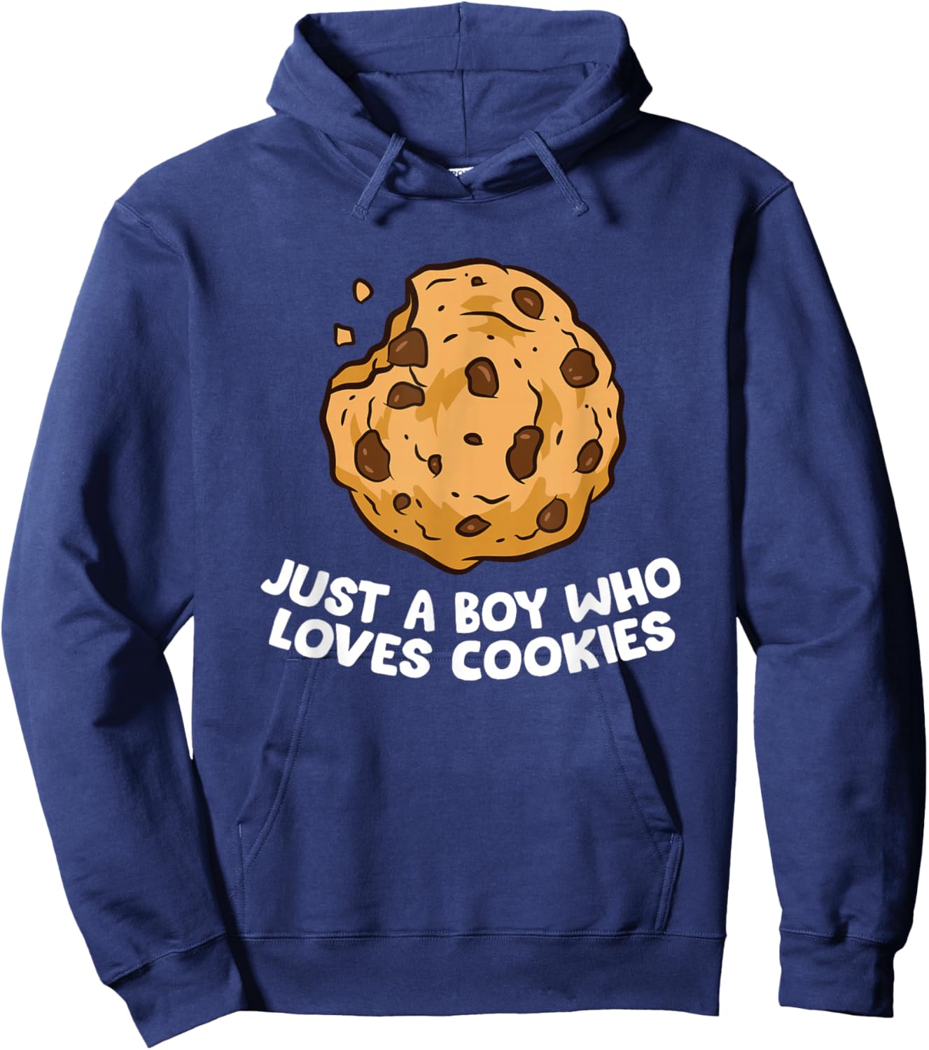Just a Boy Who Loves Cookies Christmas Cookies Hoodie - Hoodie | Navy