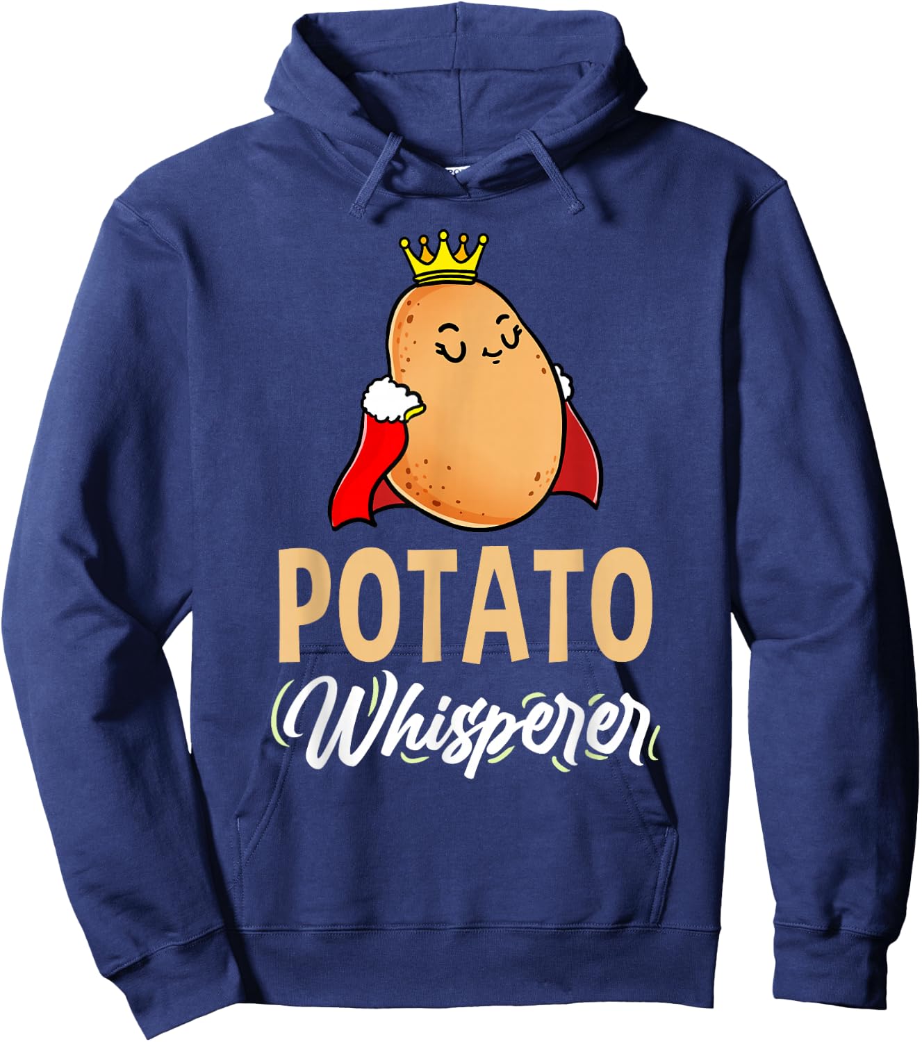 Potato Whisperer Potato Queen Hoodie - Hoodie | Navy