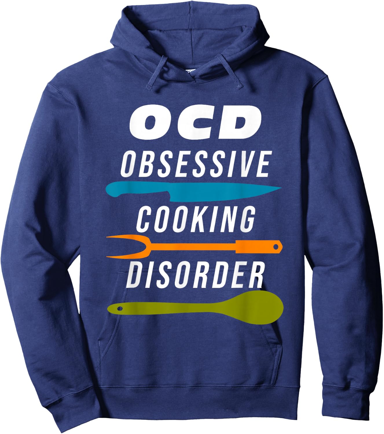 Funny Cooking Men Women Kids who LOVE to COOK Hoodie - Hoodie | Navy