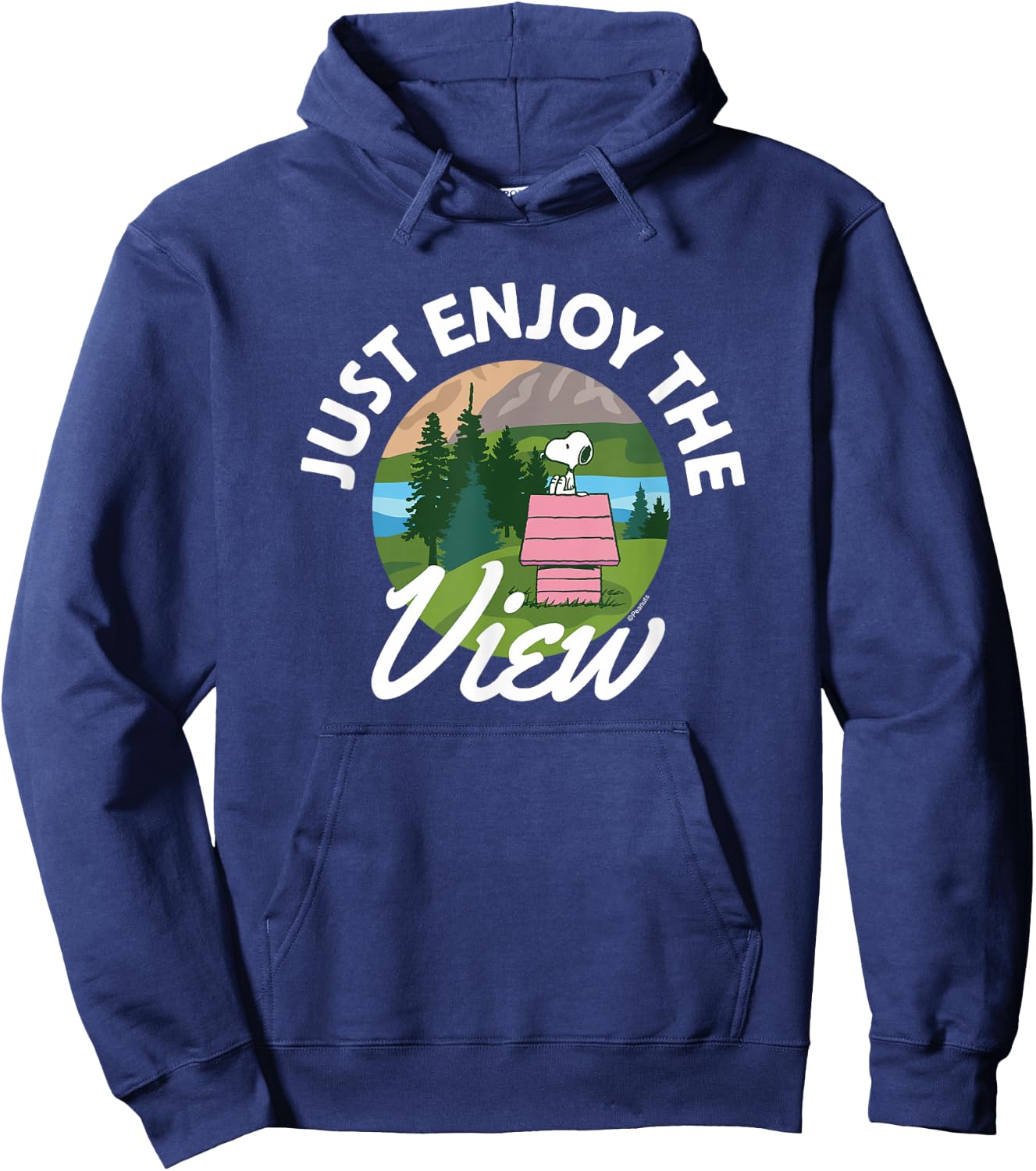 Peanuts - Snoopy Just Enjoy The View Hoodie - Hoodie | Navy