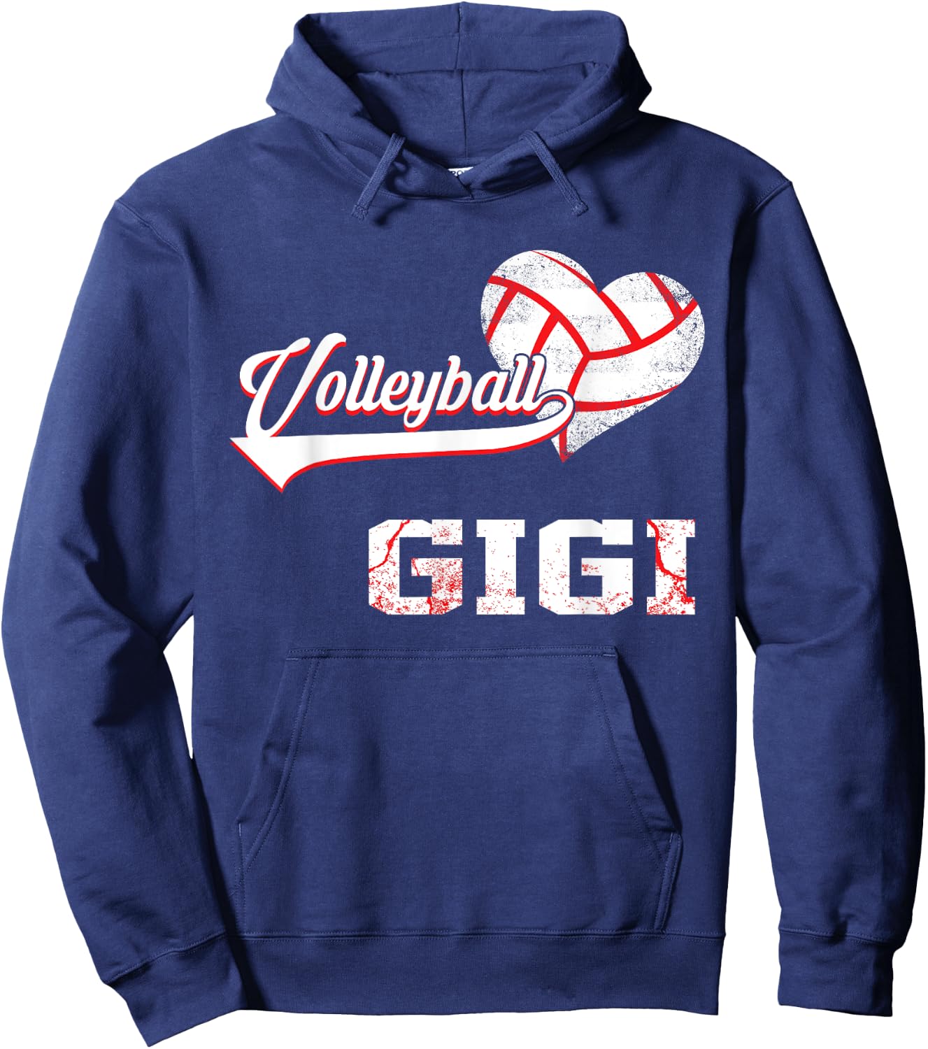 Family Volleyball Player Gifts Volleyball Gigi Hoodie - Hoodie | Navy