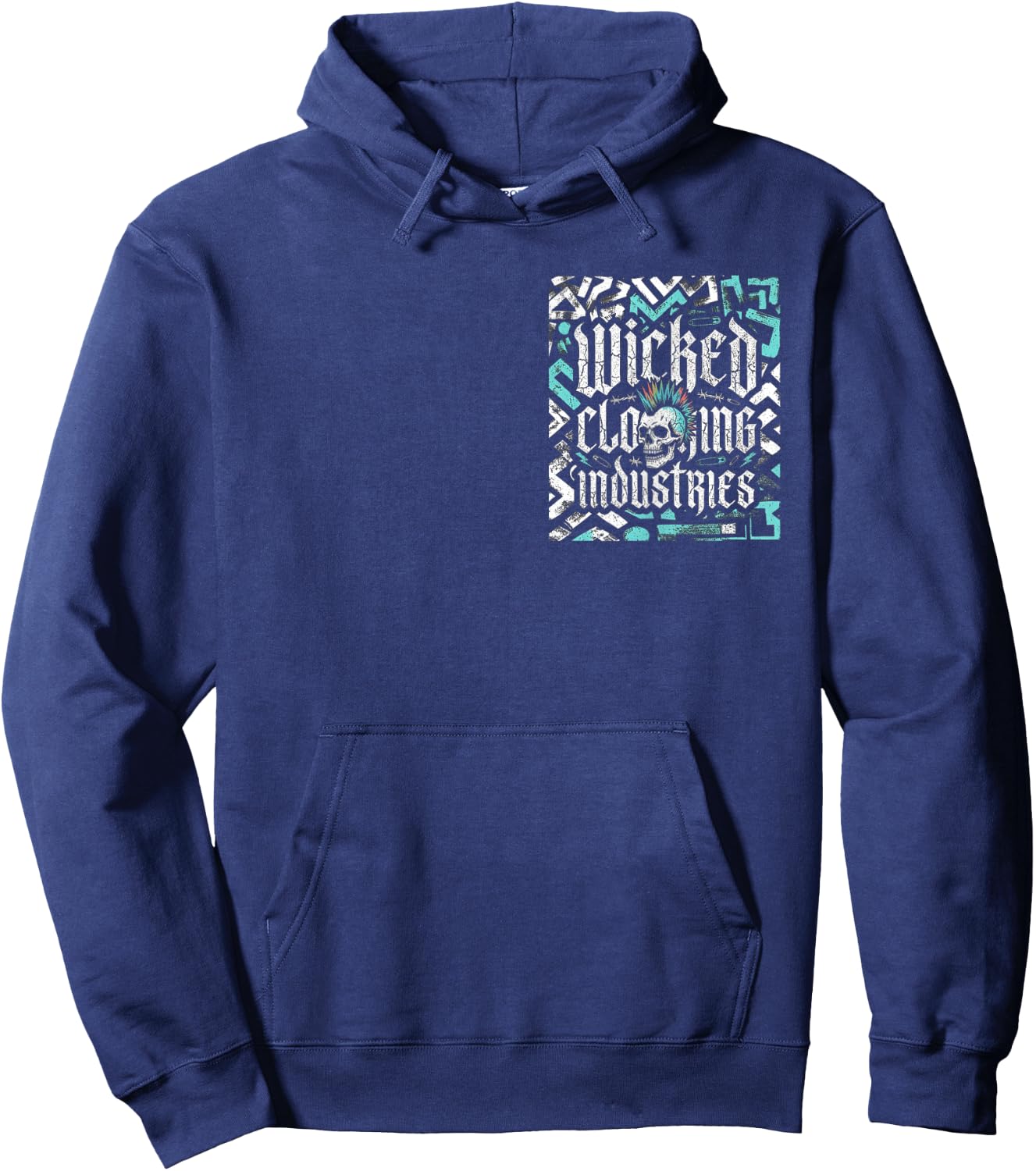 Punk Rock Outlaw Hoodie - Hoodie | Navy