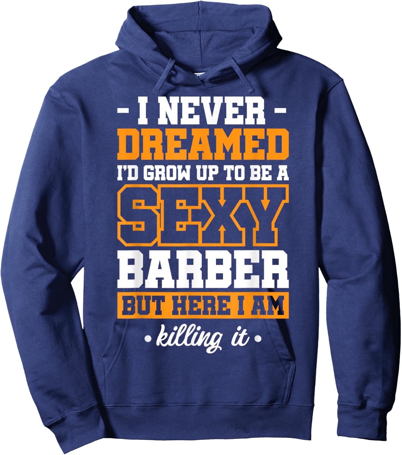 Sexy Barber Hairdresser Hoodie - Hoodie | Navy