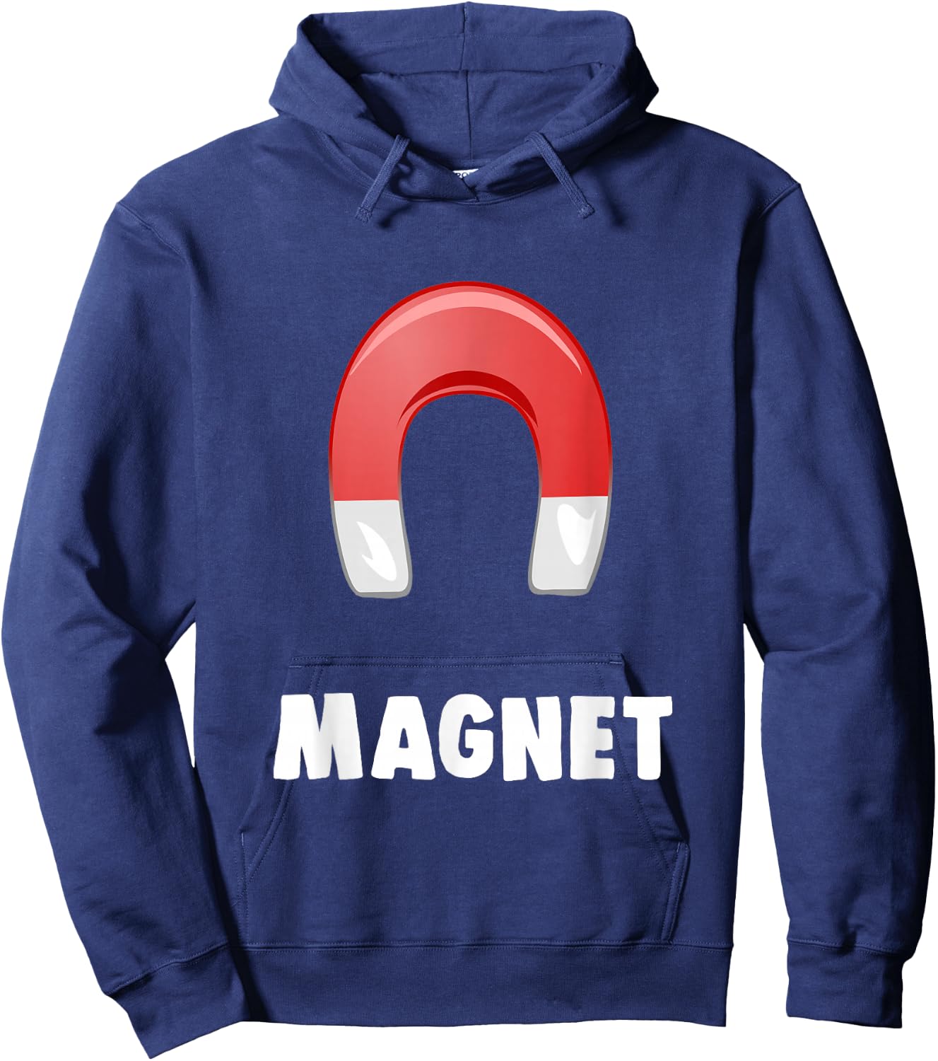 Magnet Matching Halloween Costumes for Couples Hoodie - Hoodie | Navy