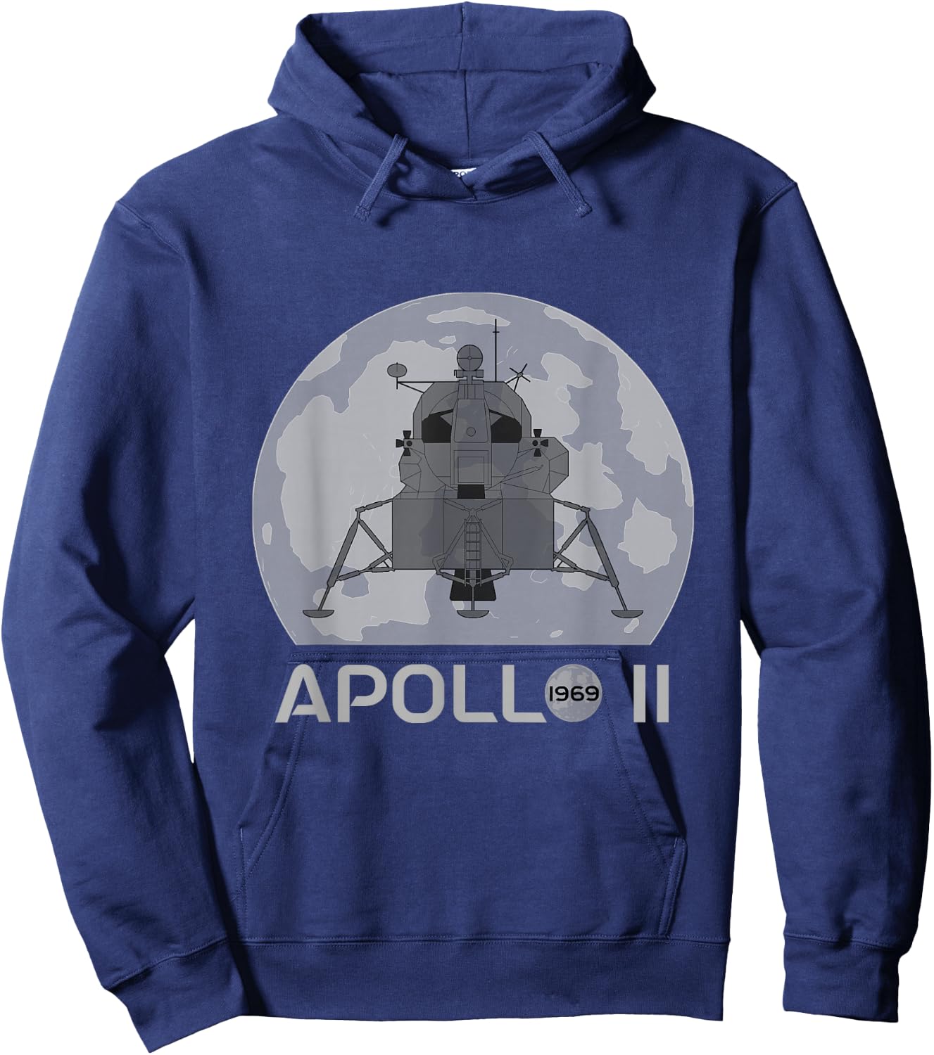Apollo 1969 Lunar Module Apollo 11 Moon Landing Hoodie - Hoodie | Navy