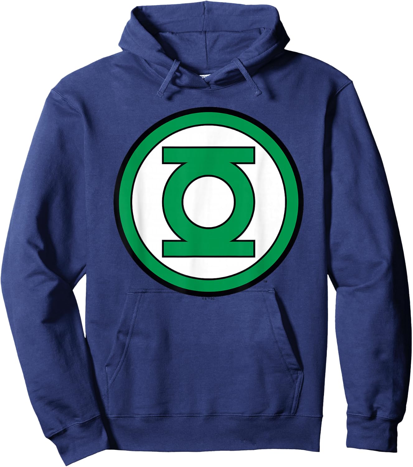 Green Lantern Large Logo Hoodie - Hoodie | Navy