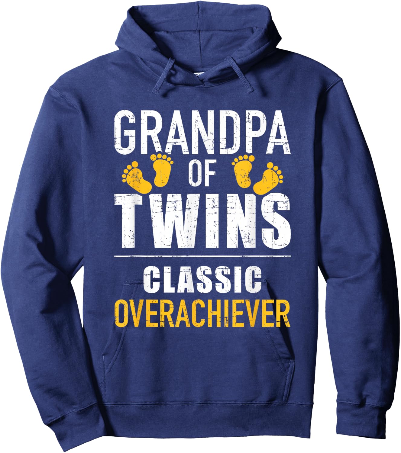 Grandpa von Zwillingen Funny Saying Hoodie - Hoodie | Navy