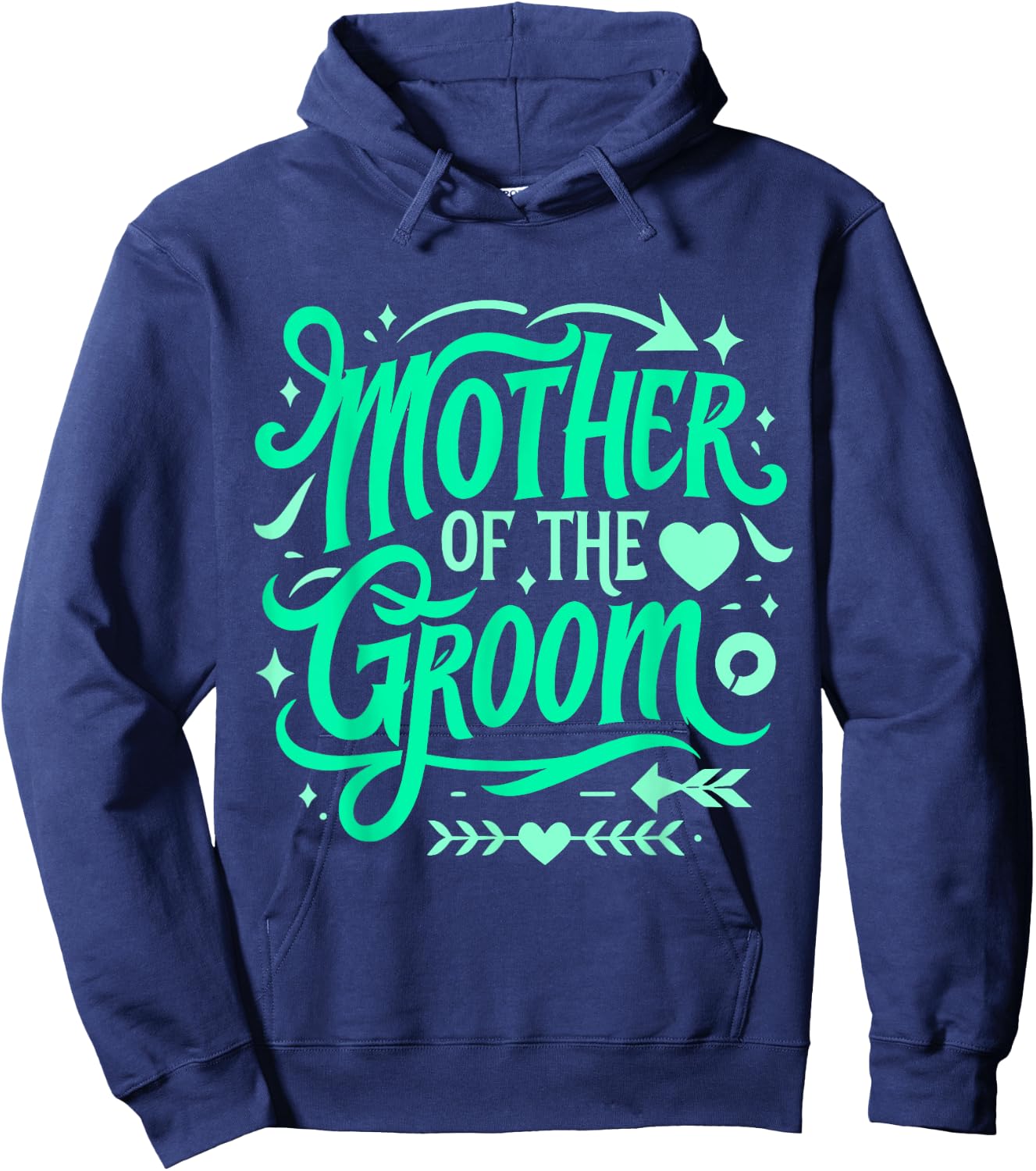 Bridal Party Mother Of The Groom Hoodie - Hoodie | Navy