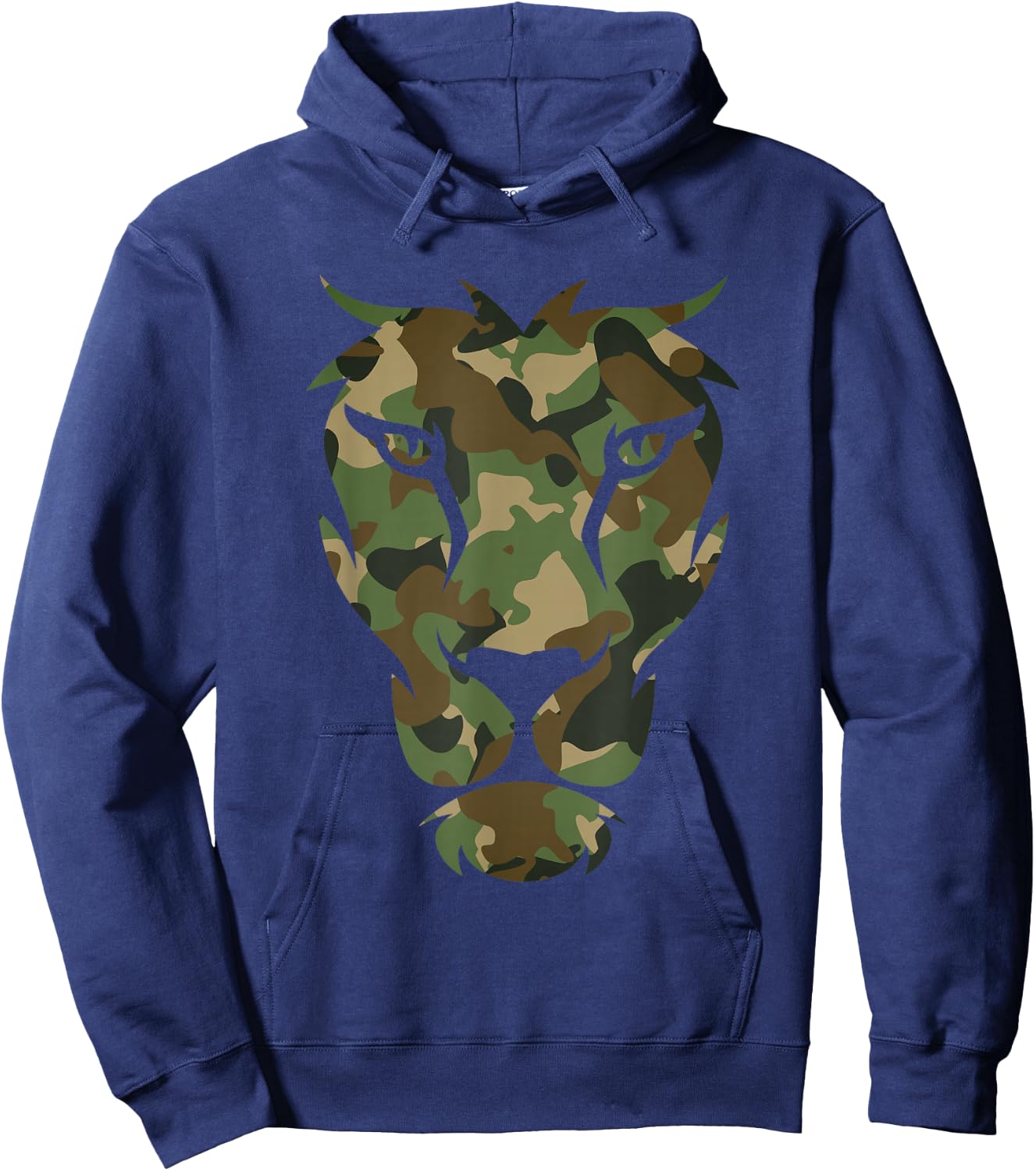 Camouflage Lion - Hunter Camouflage Hunting Hoodie - Hoodie | Navy