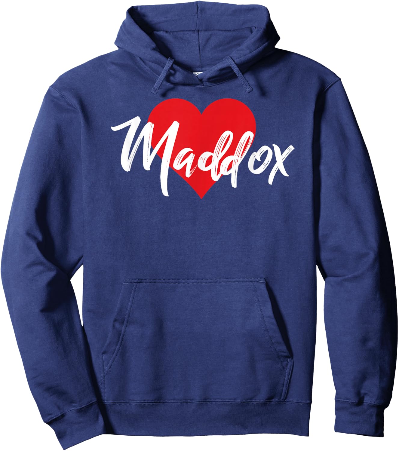 I Love Maddox First Name I Heart Named Hoodie - Hoodie | Navy