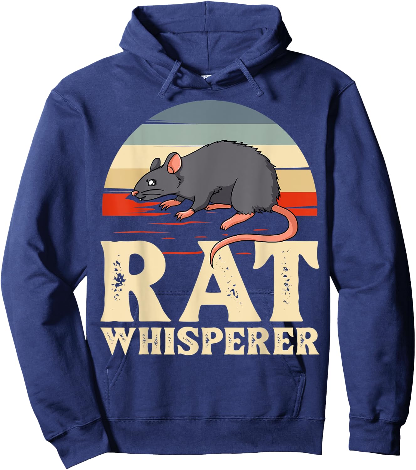Rat Pet Fancy Rat King Habitat Mouse Hoodie - Hoodie | Navy