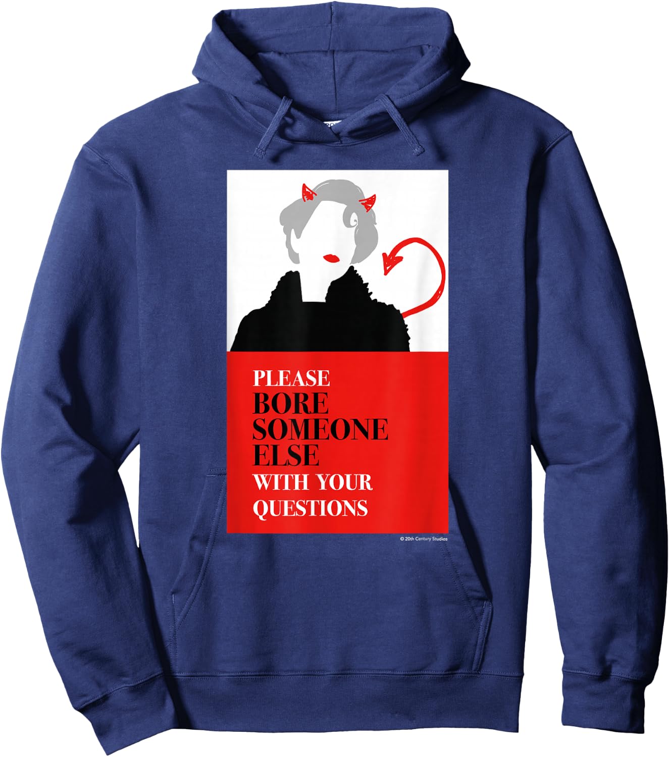 The Devil Wears Prada Miranda Priestly Quote Hoodie - Hoodie | Navy