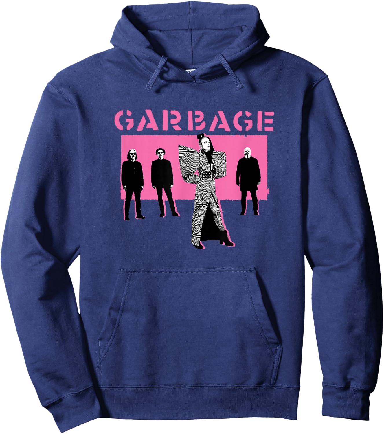 Garbage - Pop Pink Hoodie - Hoodie | Navy