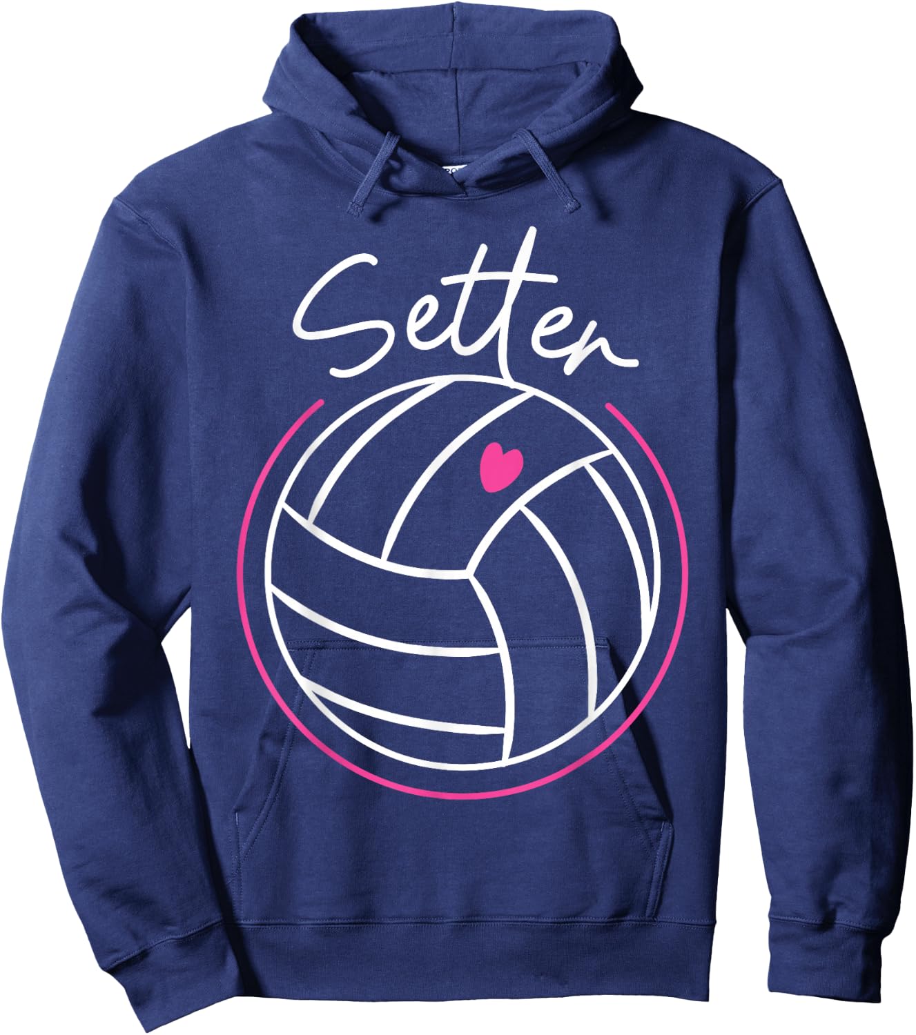 Volleyball Player Team Setter Hoodie - Hoodie | Navy