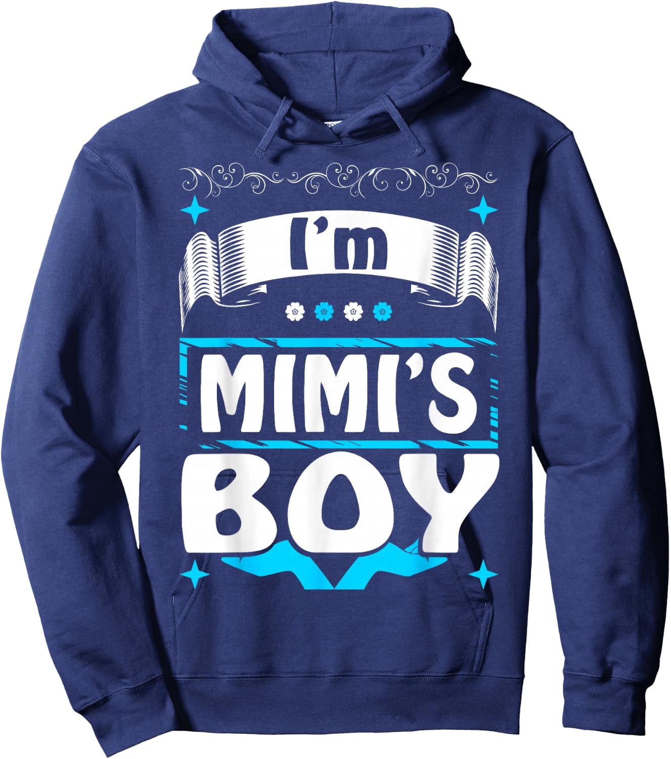 Mimi's Boy Infant Toddler Gift Funny Hoodie - Hoodie | Navy