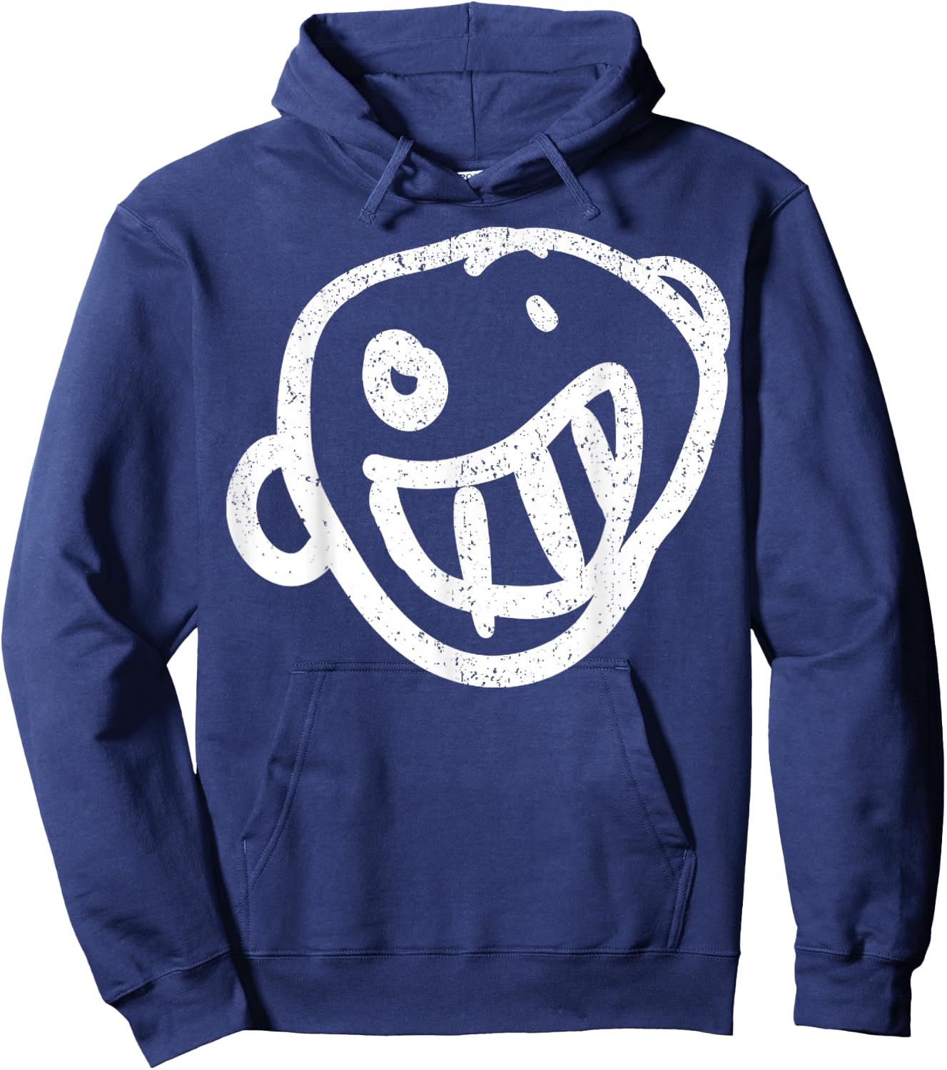 Vintage Hatchet Ben Face Hoodie - Hoodie | Navy