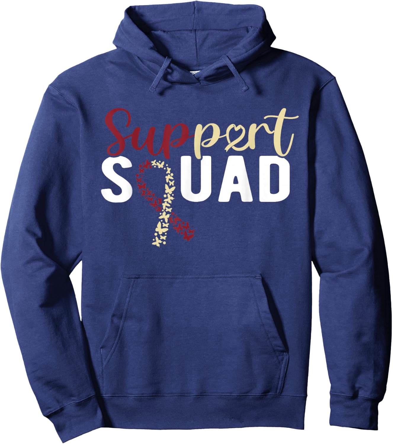 Head And Neck Cancer Support Squad Hoodie - Hoodie | Navy