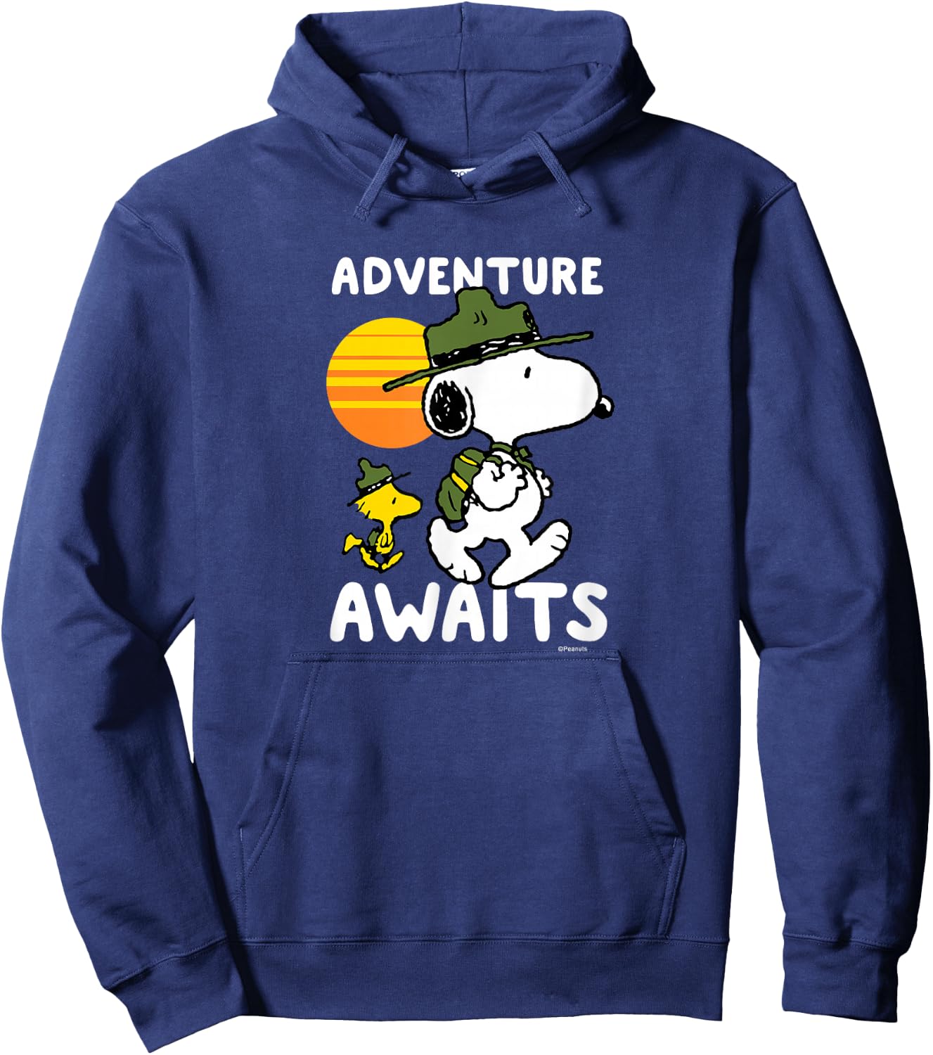 Peanuts - Snoopy Adventure Awaits Hoodie - Hoodie | Navy