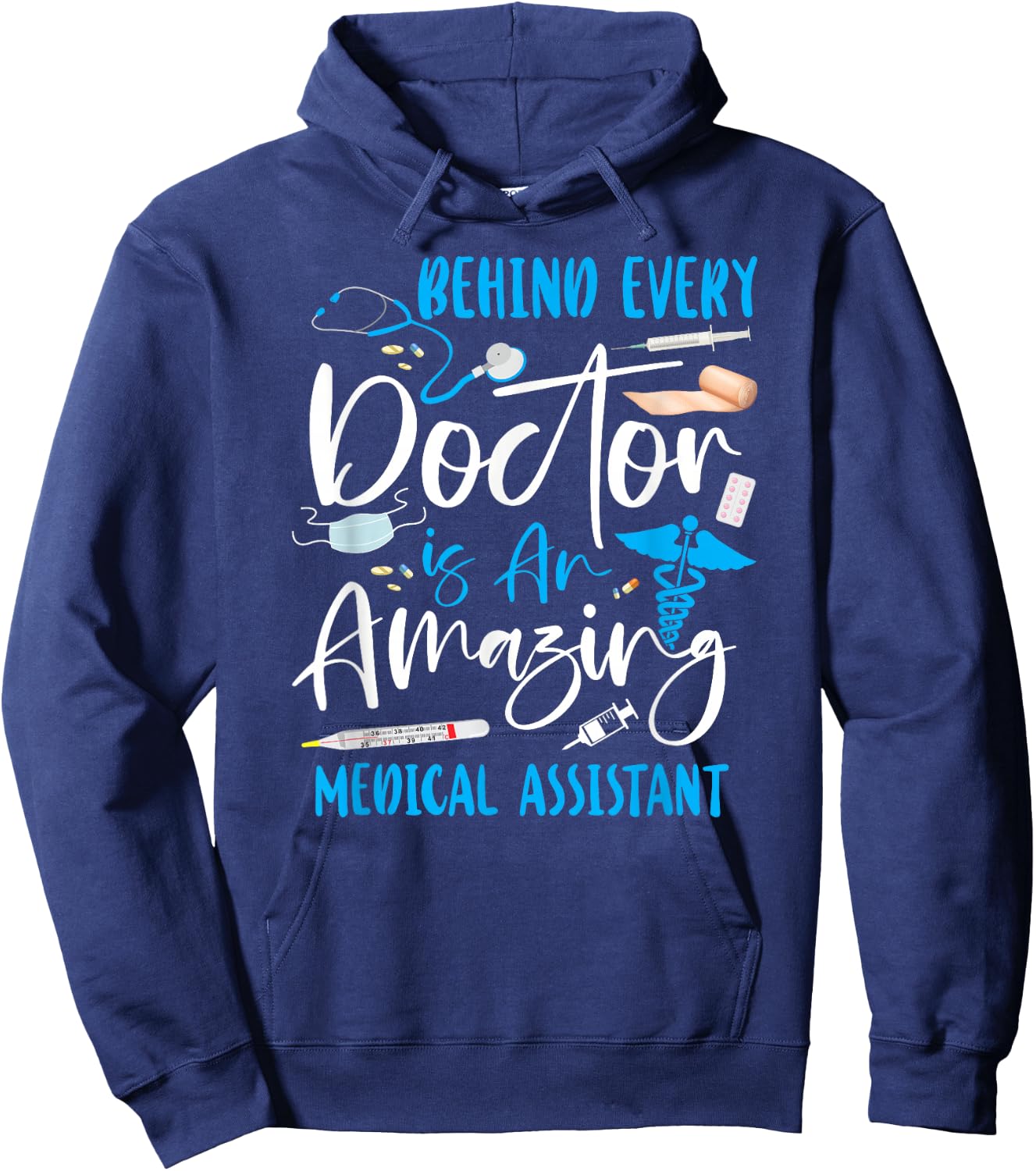 Certified Medical Assistant Doctor CMA Hoodie - Hoodie | Navy