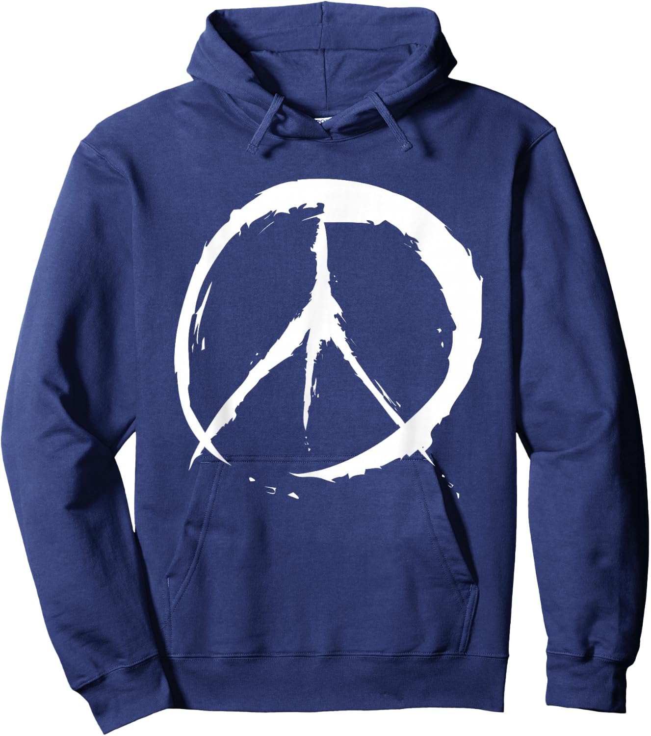 Retro Vintage Design Peace Sign Hoodie - Hoodie | Navy